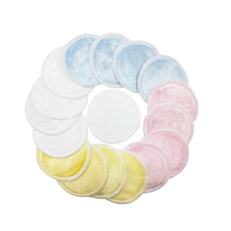 

16 PACK Reusable Makeup Remover Bamboo Cotton Pads Organic Cotton Rounds Laundry Bag Included Zero Waste and Chemical Free
