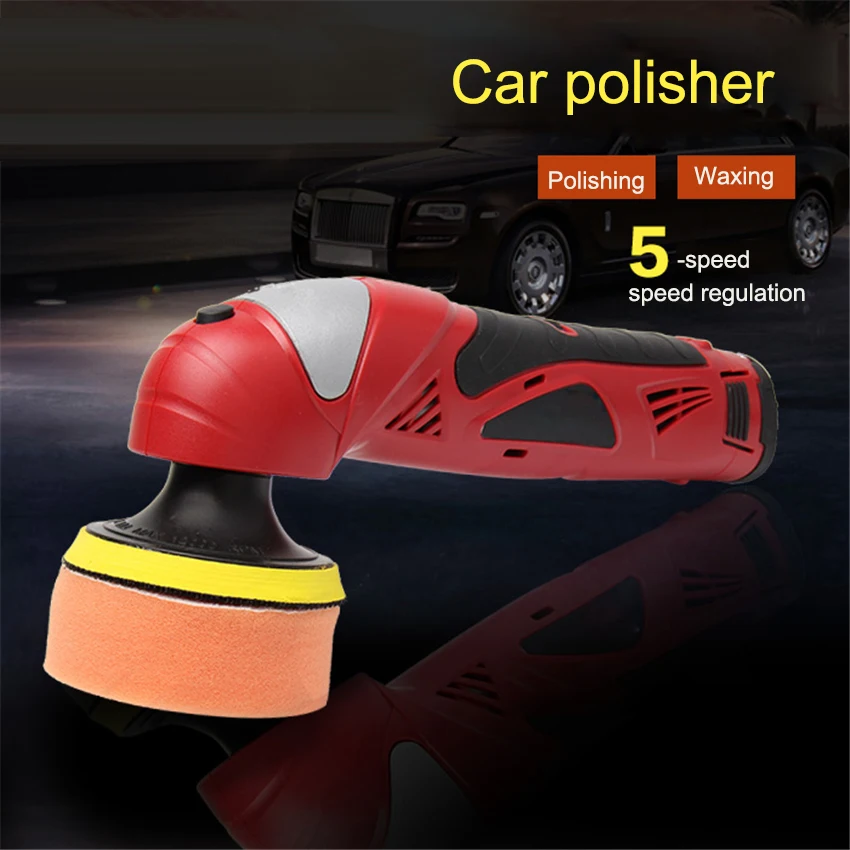 

12V Electric Car Polisher Wireless Dual-use Portable Car Waxing Machine Household Car Waxing And Polishing Machine 0-3000rpm