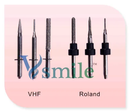 

Roland com CAD/CAM Emax/Glass milling burs 1mm for Roland DWX52D/52DCMade in Germany.