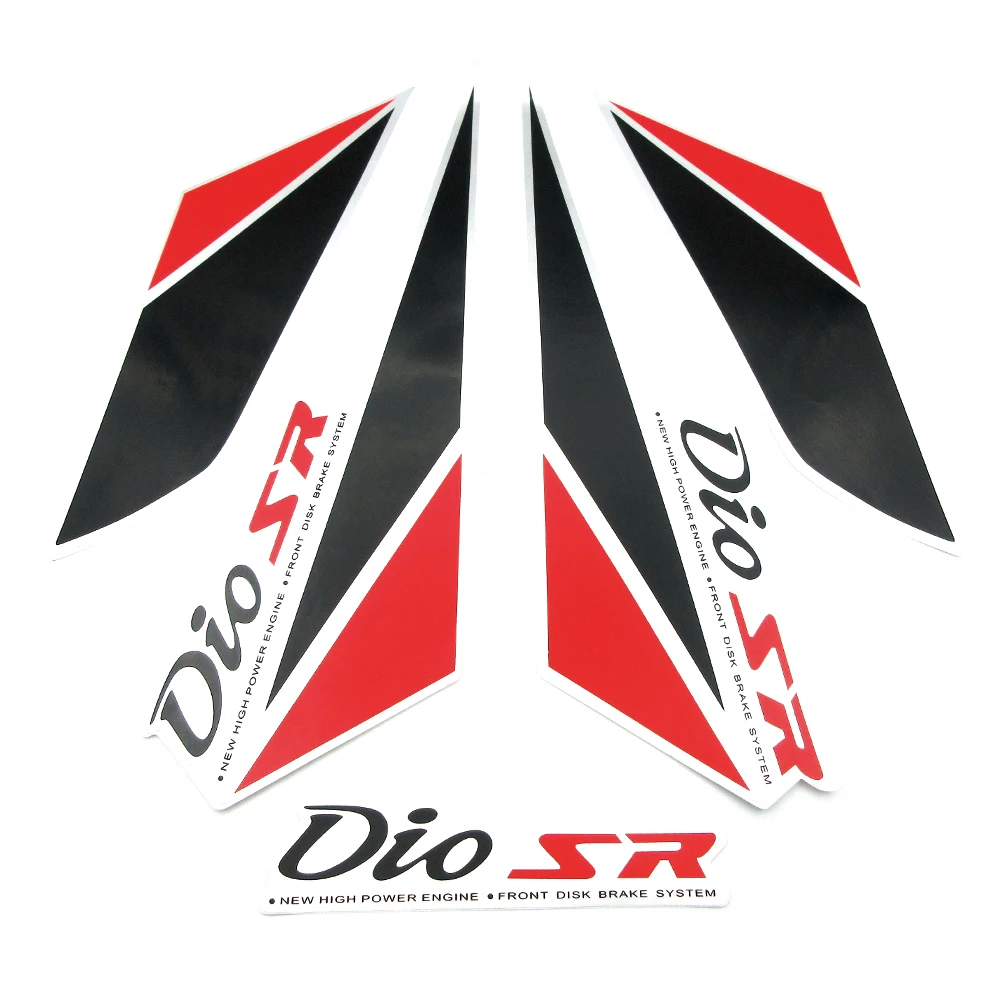 New Motorcycle Scooter Whole Body Fairing Stickers For Honda Dio Sr Dio50 Af17 Af18 Af27 Af28 Glue Decorative Decal Logo Sticker Decals Stickers Aliexpress