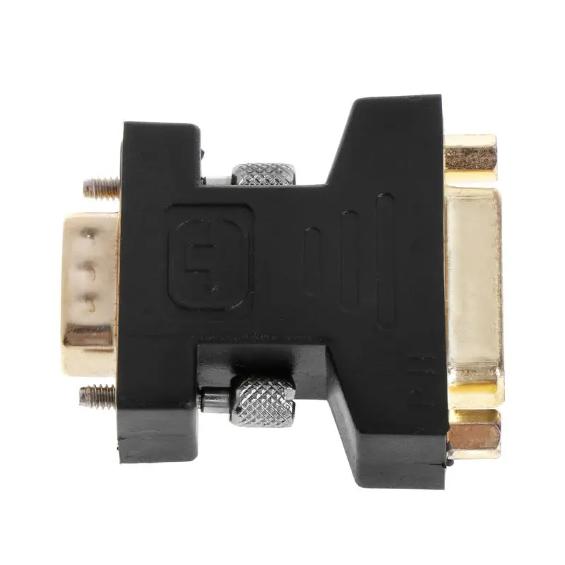 Аналоговый гнездовой DVI-I(24+ 5) к VGA SVGA папа(15-pin) разъем адаптера