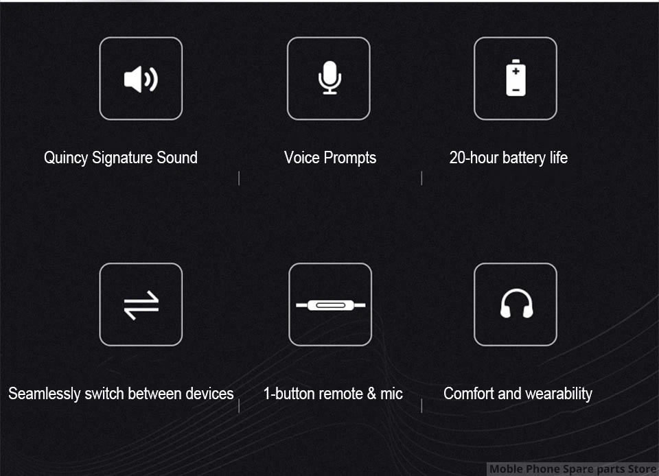 Nova edição quincy jbl e55bt sem fio