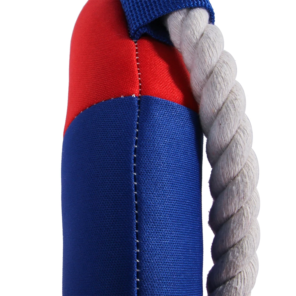 2020 new pet dog sounding toy dog bite resistant cotton rope golden retriever fighting large dog swimming ring toy pet supplies