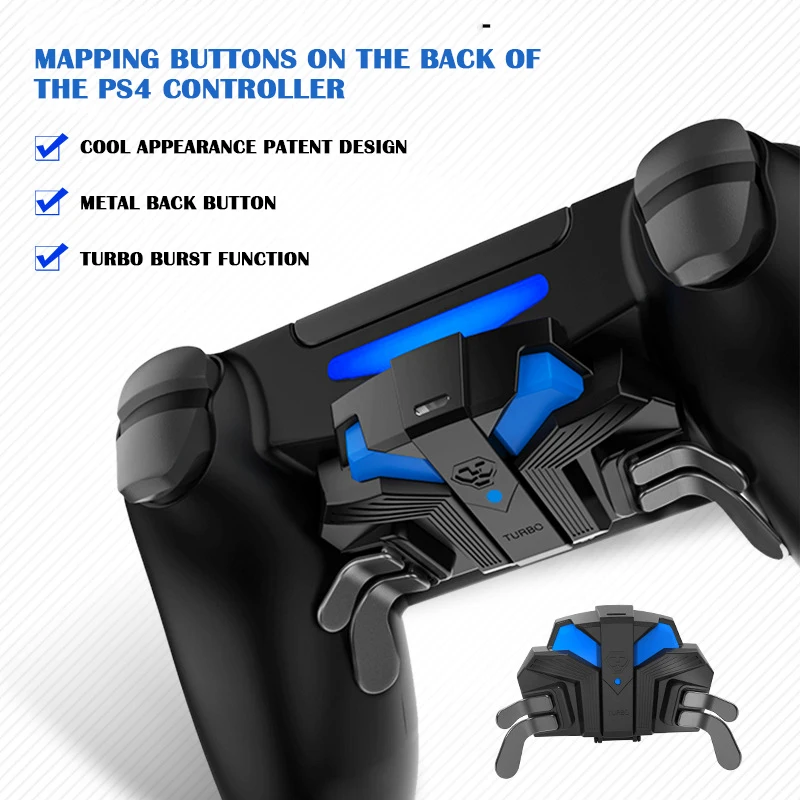 Ps4コントローラーアダプター Fpsコントローラー Mappingキー トリガーボタンコントローラー 拡張ターボ付きジョイスティック Ps4用 Aliexpress 家電製品