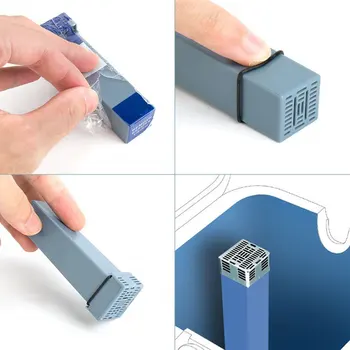 

4 Sets 4 Cartridge Filters 4 Check Valve Cartridge Carbon Filter Kit CPAP Filter Replacement Clean for Cleaner Machine