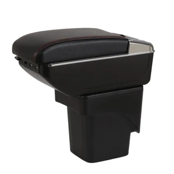 

Armrest Box Car Central Storage Box with 7 USB for F-o-r-d F-o-c-u-s MK2