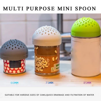 

Can Colander, Food Grade Mini Silicone Can Strainer Kitchen Gadget Small Accessories for Home
