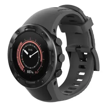 

Soft Silicone Adjustable Strap Wristband Replacement for FSUUNTO 5 Smart Watch Classic Colors and Simple Durable Design