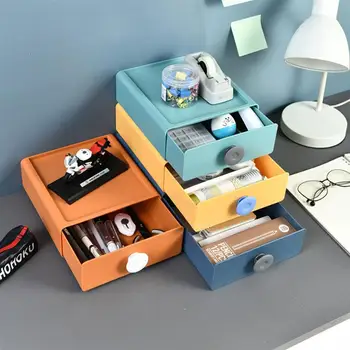 

Desktop Storage Box Cosmetics Storage Box Drawer Type Storage Box for Home