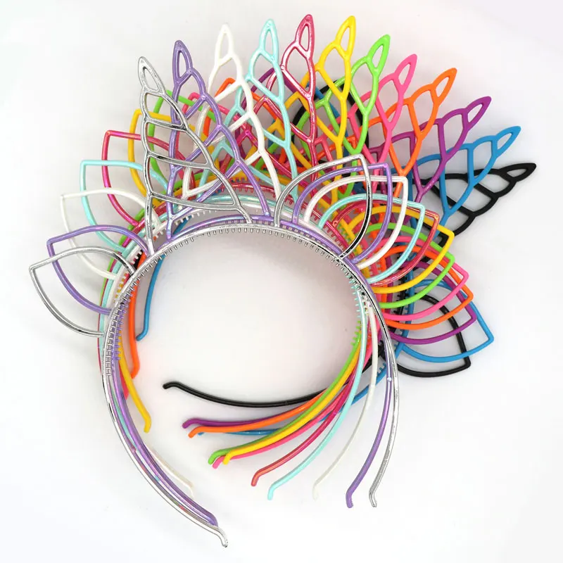 

Unicorn Party Hair Accessories Mix Color Hairbands For Women Girls Christmas birthday Gift Cat Ears Headband For Kids