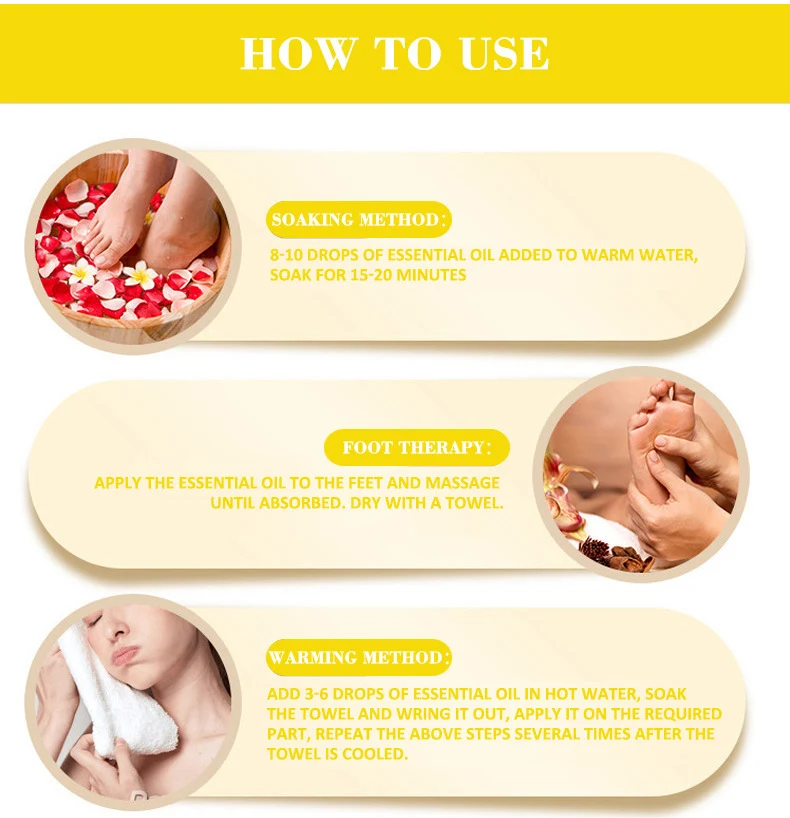 Pure Plant Lemon Massage Essential Oil Thermal Body Essential Oil For Scrape Therapy SPA Relax Moisturizing Skin Care TSLM2