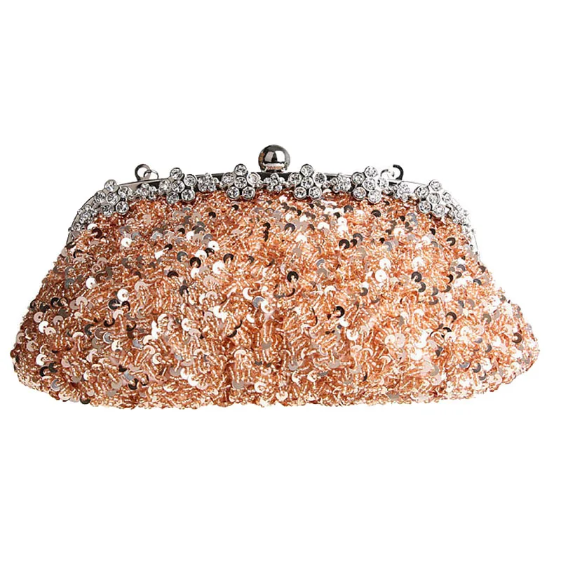 

Ms. ethnic style beaded evening bag holding the annual party dress cheongsam C32