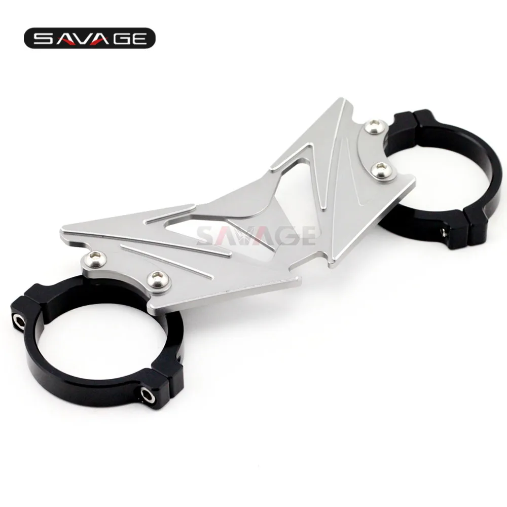 Titanium Баланс шок передняя вилка Скоба для KAWASAKI Z250 2013-, Z300 16 17 аксессуары для мотоциклов CNC алюминиевый кронштейн - Цвет: Titanium