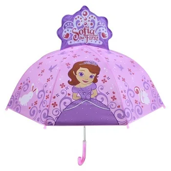 

Princess Sophia Kids Child Sun Protection Rain Universal Umbrella girl Cartoon Portable Multi-function Automatic Outdoor Gear