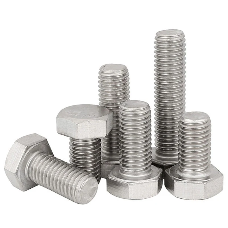 Stainless Steel 304-M6 ( 10pcs )-16mm -Vis à tête hexagonale en acier