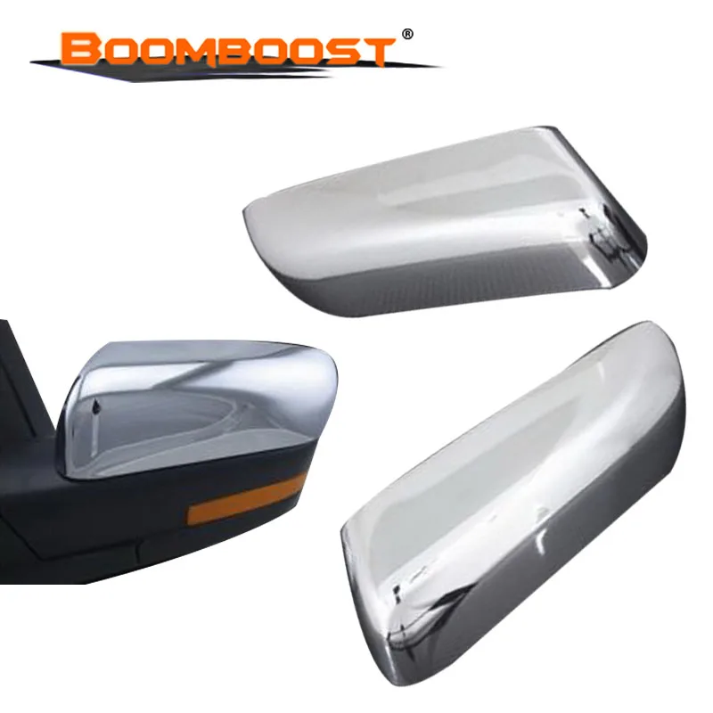 Car Side Door Wing Rear View Mirrors Caps Half Mirror Cover Chrome Top