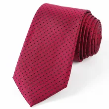 В настоящее время доступны натурального шелка мужской галстук в горошек Классическая из пряжи окрашенная ЖАККАРД мужской костюм будет работать Повседневный галстук
