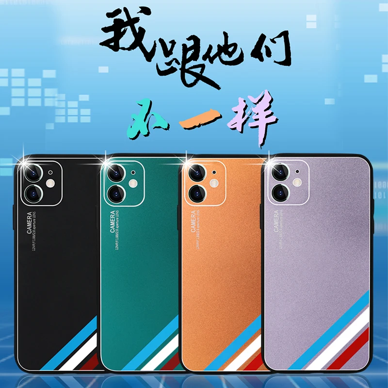 Матовый чехол из титанового алюминиевого сплава для iPhone 11 Pro X XS MAX XR 7 8 Plus huawei mate 20 30