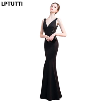 

LPTUTTI Beading New For Women Elegant Date Ceremony Party Prom Gown Formal Gala Events Luxury Long Evening Dresses