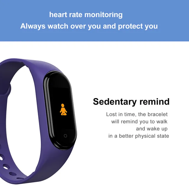 M4 Smart Band Wristbands Fitness Tracker Health Heart Rate Blood Pressure Bluetooth Sports Bracelet smartband M4 Smart Band Wristbands Fitness Tracker Health Heart Rate Blood Pressure Bluetooth Sports Bracelet smartband