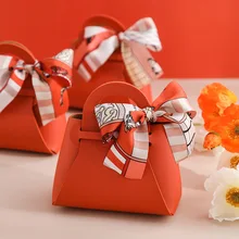 Deri düğün iyilik şeker kutusu tşınbilir çnt noel şeker hediye küçük kutu sepeti mücevher pketi kutulrı bebek duş dekor prti|Gift Bgs ∓ Wrpping Supplies|  