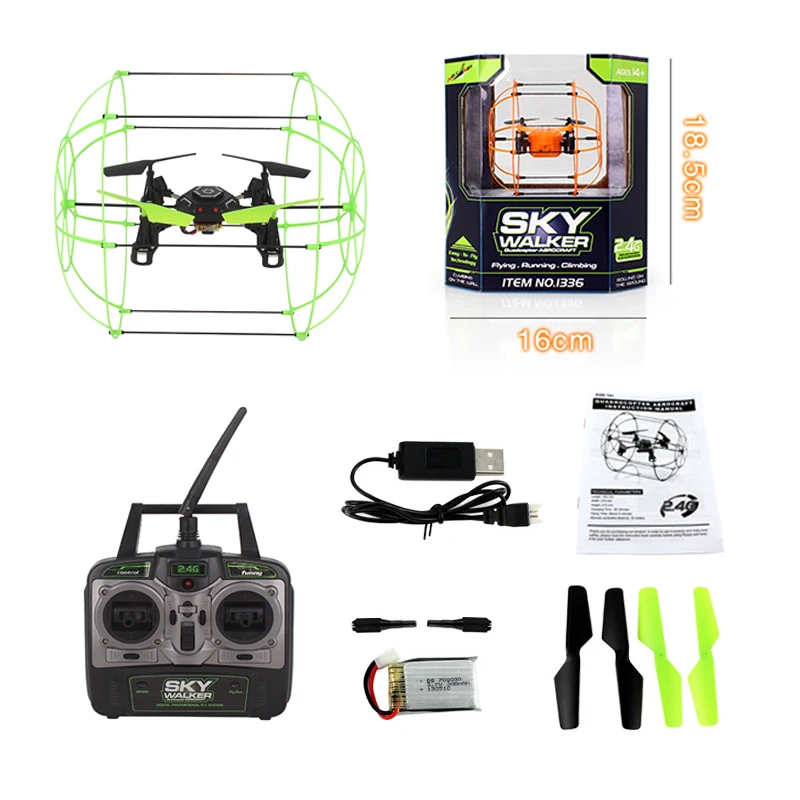 Радиоуправляемый Дрон для скалолазания настенный Квадрокоптер детские игрушки