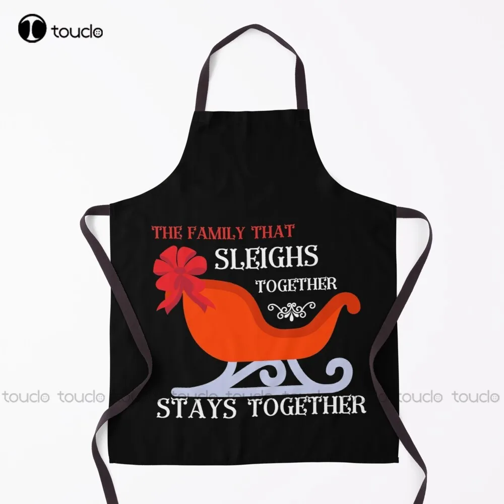 

Рождественские пижамы для семьи-семьи, которые сидят вместе, остаются вместе, фартуки, индивидуальные фартуки