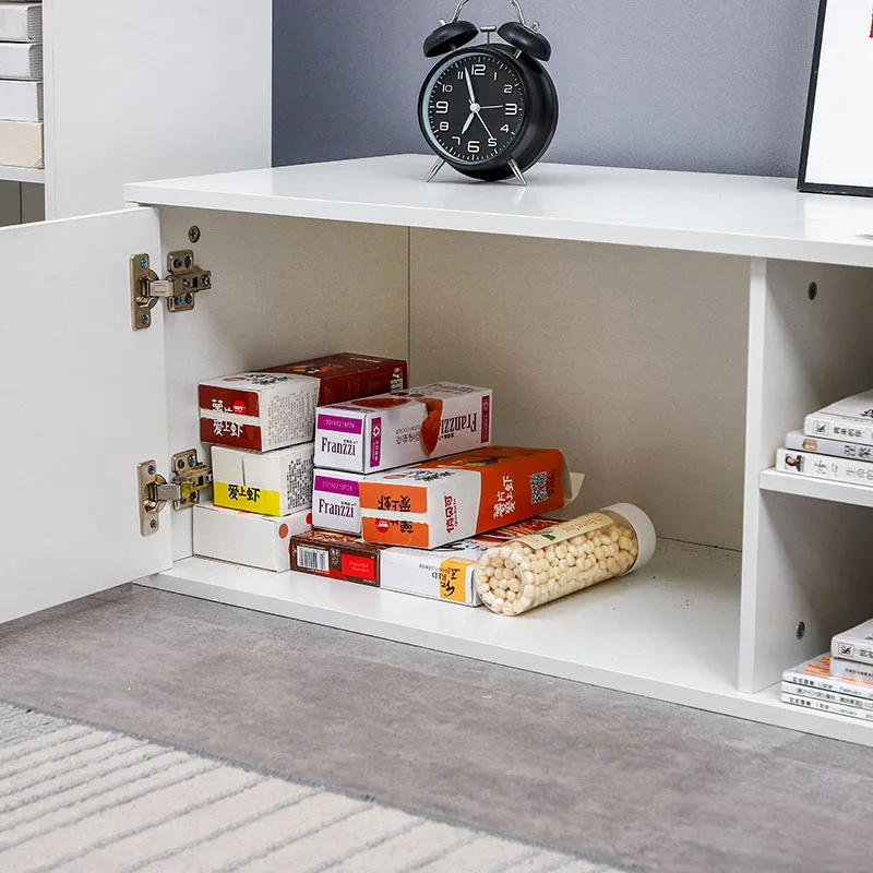 Tv Stand Tv Cabinet White Living Room Furniture Modern Tv Table Entertainment Monitor Stand Flat Screen Monitor Riser Console