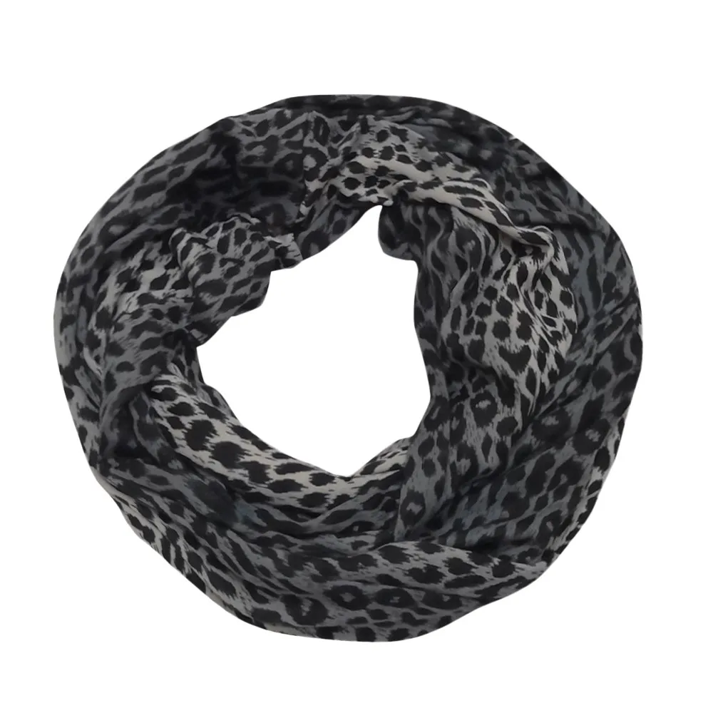 Модные женские шарфы для взрослых зимний шарф Cashmer Теплый леопардовый принт петля молния Карманный шарф кольцо foulard femme bufanda Cachecol