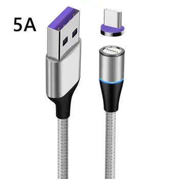 

5A Magnetic USB Cable Plug Fast Charging Micro USB Type C Cable For Samsung Xiaomi Huawei Mobile Phone 1m Charger Wire Universal