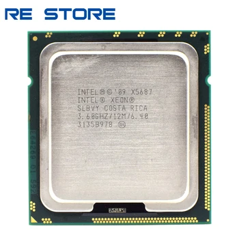 

used Intel Xeon X5687 3.6GHz 12MB Quad Core 6.4GT/s LGA1366 SLBVY CPU Processor