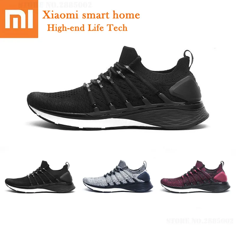 

Xiaomi Mijia Sneaker 3 Running Shoes Fishbone Lock System Elastic Knit Vamp Shock-absorbing Men Sports Fitness Shoes PK Mijia 2