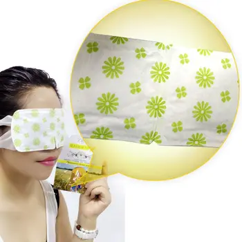 

5pcs/box Eye Goggles Steam Eye Mask Lavender Moxa Rose Eye Stickers Self-heating Eye Massage Sleep Eye Patch Relieve Eye Fatigue