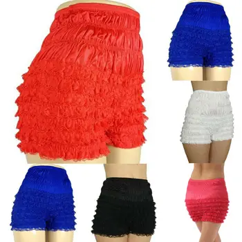 

Cute Candy Color Muliti Layered Mesh Ruffled Panty Women High Quality Intimates Underwear Lingerie Floral Lace Hot Panties