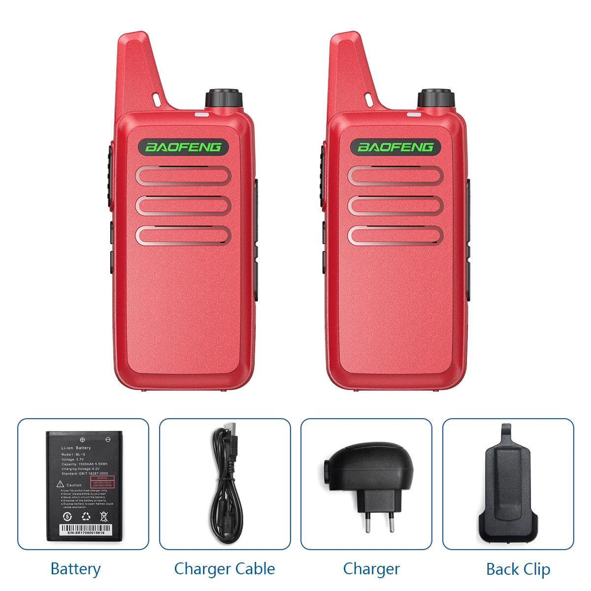 1/2/4/6 Mini Walkie Talkie BF-T20 5W Child Kids CB Radio Transceiver Clear Signal UHF Talki BF-888S Ham Radio Station 