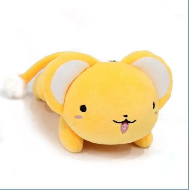 

Anime Card Captor Plush Keychain Soft Stuffed Toy Sakura Kero PP Cotton Pendant Toys Bag Key Chain Charms Keyring Fans Doll Gift