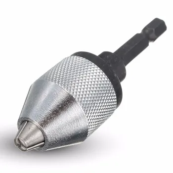 

Mini Electric Grinder Quick Change Drill Chuck 6.35mm Hex Shank Universal Drill Bit Converter Screwdriver Impact Driver Adaptor