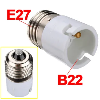 

Jiguoor E27 To B22 Lamp Holder Converters Fitting Light Lamp Bulb Adapter Converter