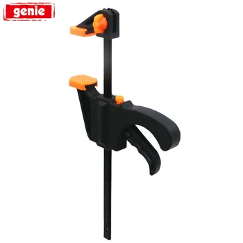 

1pc 4 inch F Woodworking Clamp Quick Ratchet Release Speed Squeeze Wood Clip Kit For DIY Hand Tool