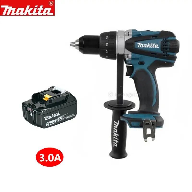 Makita DDF458 DDF458Z DDF458RME LXT 18 В литий-ионная аккумуляторная Мобильная сверхмощная дрель-шуруповерт 220~ 240 В - Цвет: DDF458 C