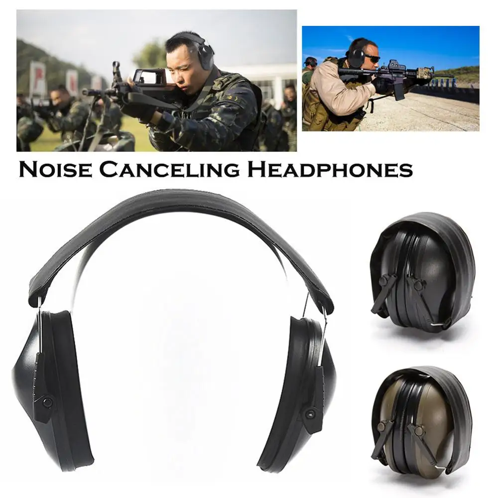 Tactical Shooting Ear protector Earmuff Adjustable Foldable Anti Noise