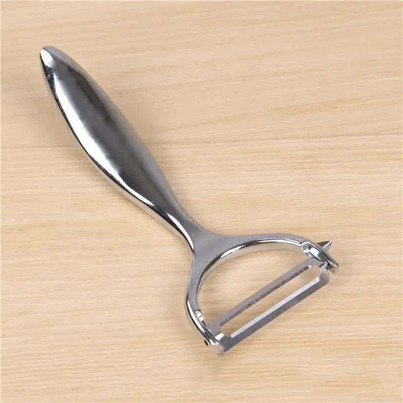 1pc Stainless Steel Vegetable Fruit Peeler Cucumber Carrot Potato Apple Pear Food Peeling Tool Kitchen Gadget Bar Supplies