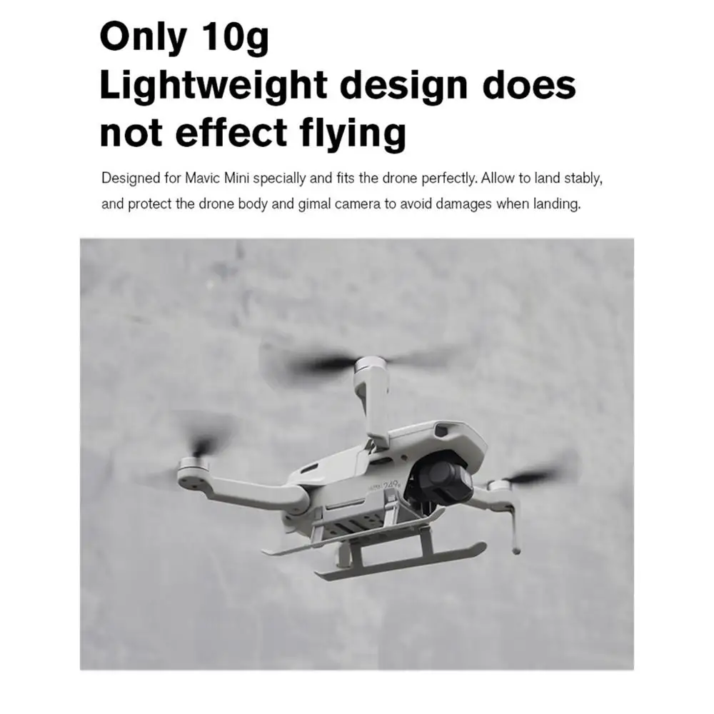 Buy Quick Release Landing Gear Leg Support Protector Expansion Leg Foldable Landing Gear For DJI Mavic Mini Drone Accessories