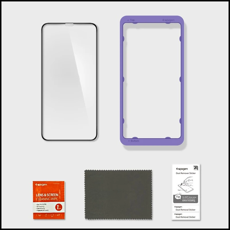 Дешево Защитная пленка Spigen Glas. tR из закаленного стекла с полным покрытием для iPhone 11