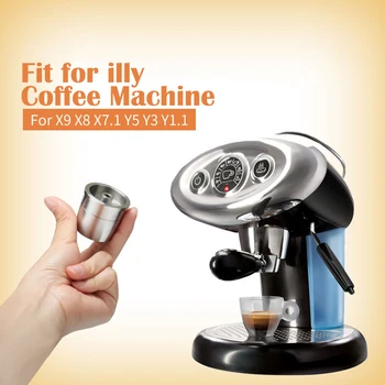 

Reusable Capsule 304 Stainless Steel Refillable Coffee Filter Fit for illy Refill Capsule Coffee Nespresso Maker Capsule Dripper