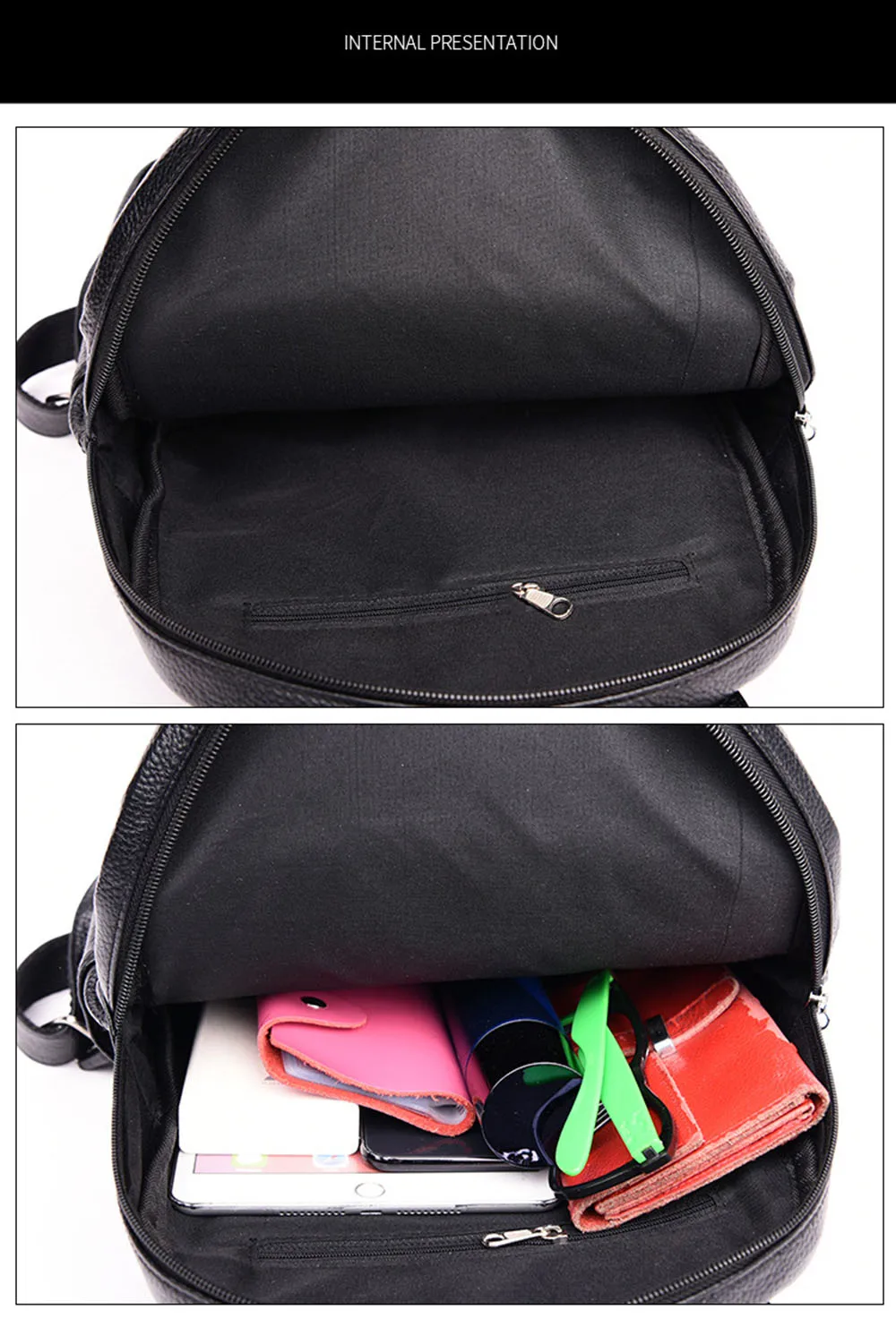 New Leather Backpack Women Fashion Bags Simple D Female Bagpack Girls Leisure Travel Backpack Mochila Sac a dos Bag Packs