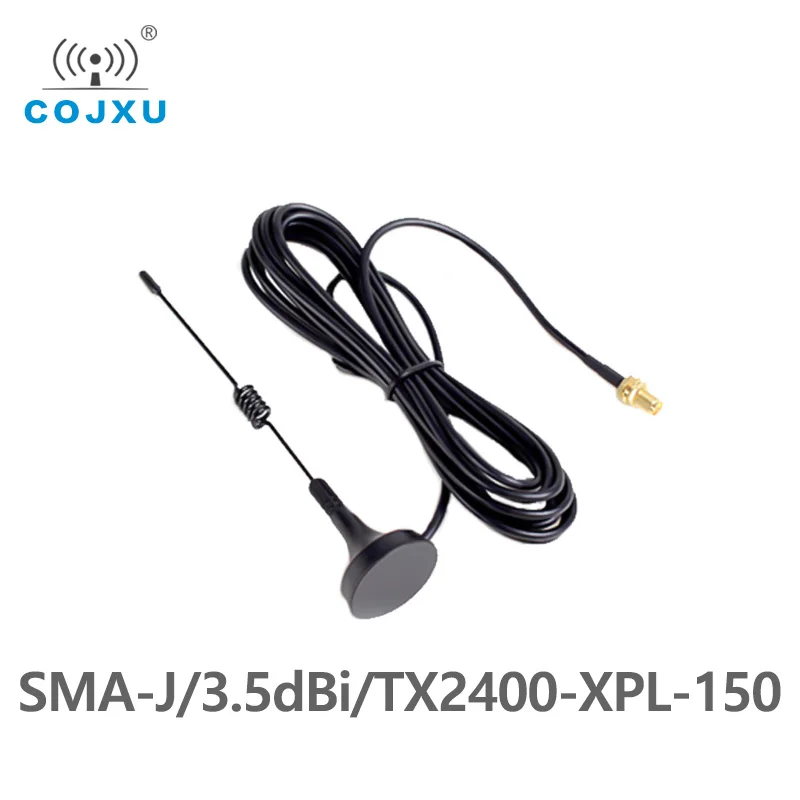 

2.4GHz 3.5dBi Gain 50 Ohm Impedance SMA-J Interface COJXU TX2400-XPL-150 Less than 1.5 SWR High-quality Sucker Antenna