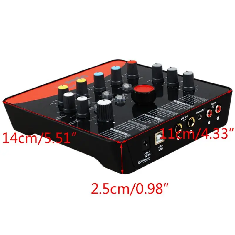 1 Set Upod Pro Professional External Sound Card