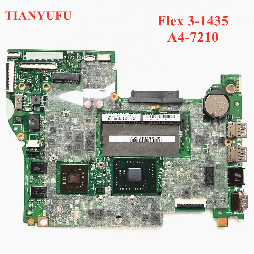 Для Lenovo Flex 3-1435 лаптоп материнская плата Flex3-1435 A4-7210 процессор DDR3L протестированная