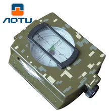 Поперечная граница открытый инструмент для навигации Военный компас в американском стиле Многофункциональный пластиковый компас AT7592 поколение жира